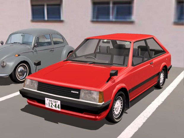 Mmd マツダ Ffファミリア Ver 0 10 モデル配布あり コスモ プログレス さんのイラスト ニコニコ静画 イラスト