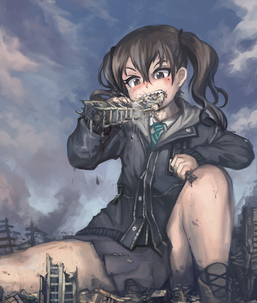 巨大あきらちゃん Yilx さんのイラスト ニコニコ静画 イラスト