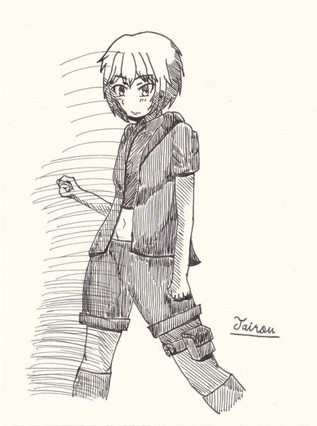少年服っぽい少女 大狼 さんのイラスト ニコニコ静画 イラスト