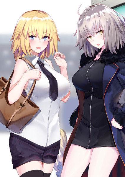 Wジャンヌと待ち合わせ 米酒 さんのイラスト ニコニコ静画 イラスト