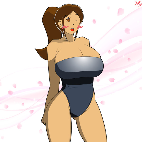 高画質 水着ママ みやこ さんのイラスト ニコニコ静画 イラスト