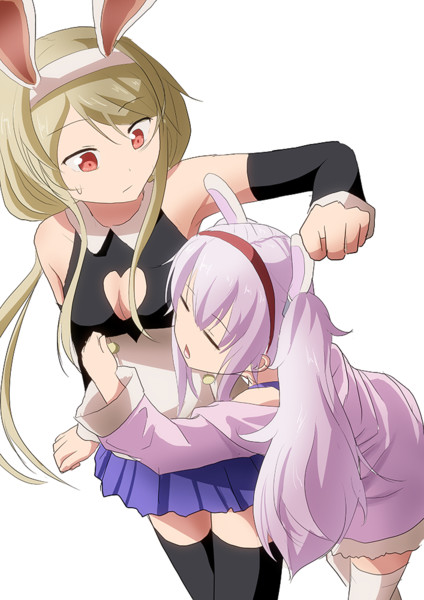 甘えるラフィーと戸惑うベンソン姉 トロ さんのイラスト ニコニコ静画 イラスト
