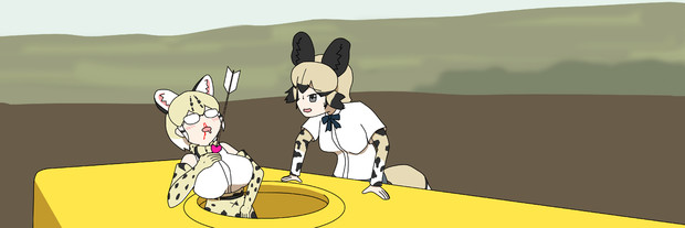 けもフレオタクがリプライに使える画像 コカ茶 さんのイラスト ニコニコ静画 イラスト