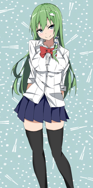 東風谷早苗 Jkバージョン と ふや さんのイラスト ニコニコ静画 イラスト