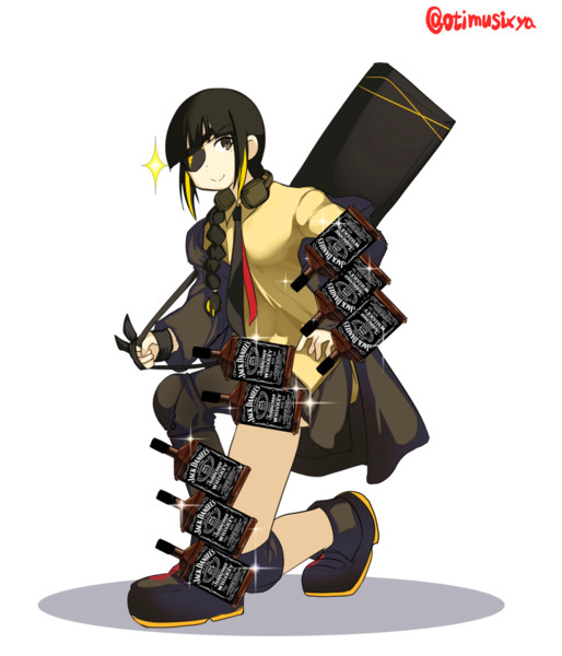 ジャックダニエルを集中配備したハイパーm16お姉ちゃん ドルフロ 龍トウ さんのイラスト ニコニコ静画 イラスト