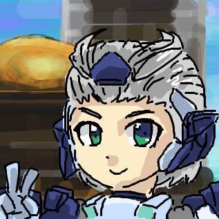自撮り機能でうんこみたいな建物と記念撮影しているクロムシリーズ Ke77 さんのイラスト ニコニコ静画 イラスト