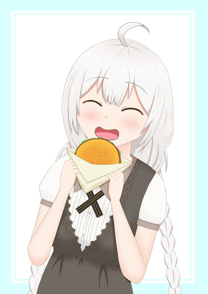 美味しそうに食べる女の子は可愛い 三日月優也 お絵かき さんのイラスト ニコニコ静画 イラスト