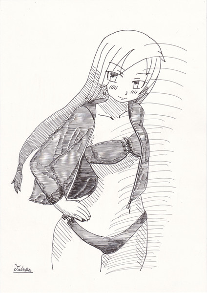 水着 パーカー ベリンダ オリキャラ 大狼 さんのイラスト ニコニコ静画 イラスト