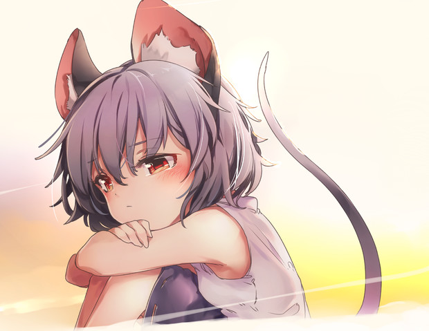 ナズーリン 物憂げな夕焼け編 木林樹森 さんのイラスト ニコニコ静画 イラスト
