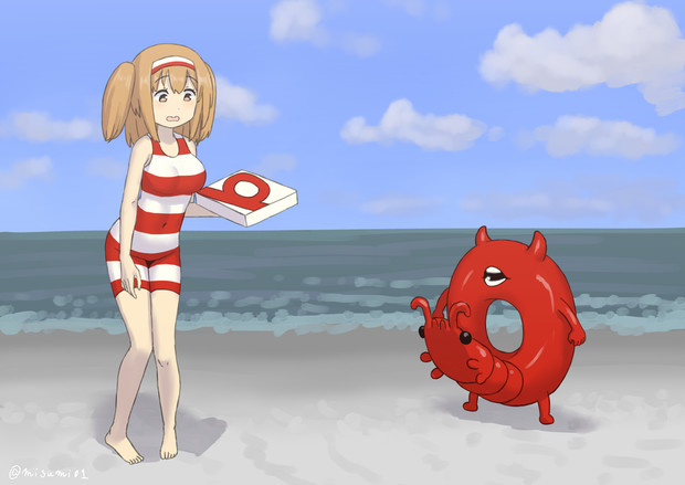 深海エビマヨうきわ みすみ さんのイラスト ニコニコ静画 イラスト