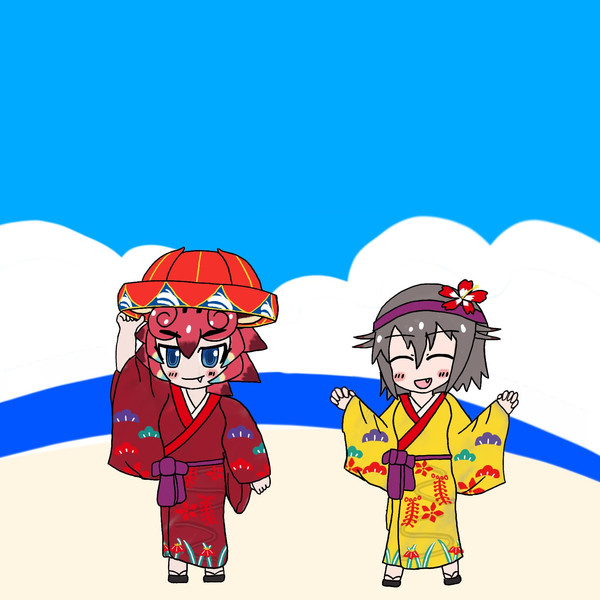 琉装ハブとシーサー ツナノ さんのイラスト ニコニコ静画 イラスト