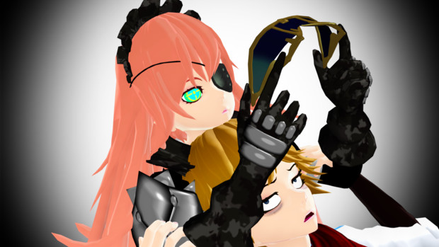 Mmdオバロ シズとネイア モデル配布 Adamaki さんのイラスト ニコニコ静画 イラスト