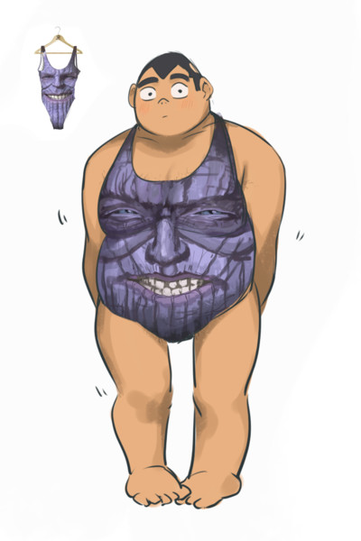 サノス水着を着た元太 星宮あき さんのイラスト ニコニコ静画 イラスト