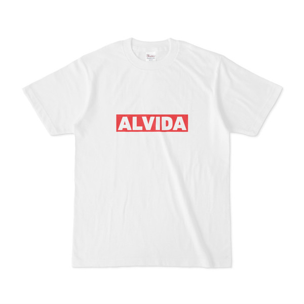 シンプルデザインTシャツ ロゴ ALVIDA