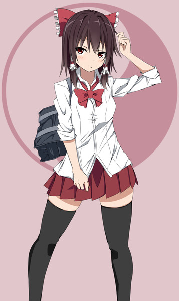 博麗霊夢 Jkバージョン と ふや さんのイラスト ニコニコ静画 イラスト