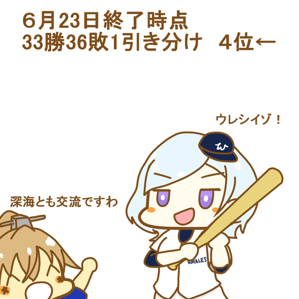 ベイスターズ 交流戦終了後時点 ぐや さんのイラスト ニコニコ静画 イラスト