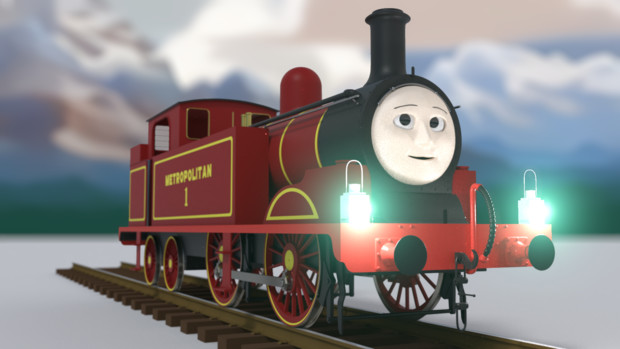 Blender メトロポリタン鉄道 E Class 蒸気機関車 くらす さんのイラスト ニコニコ静画 イラスト