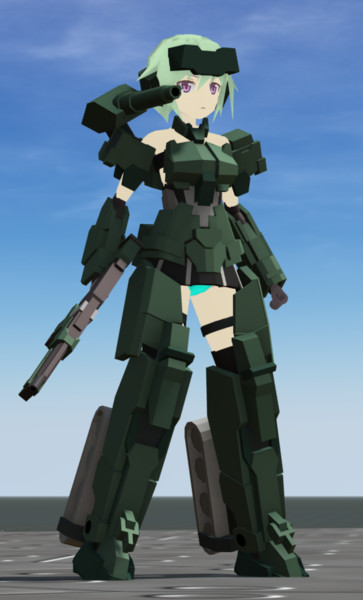 【マシンクラフト】製作中の轟雷ちゃんです