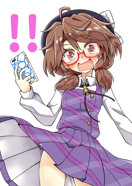 スマホに夢中で油断菫子ちゃん 欅ちまき さんのイラスト ニコニコ静画 イラスト