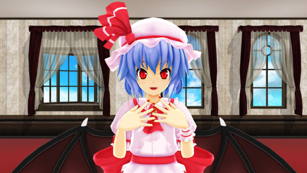 レミィのカリスマポーズ ｆｕｌｌｈｄ壁紙 Remilia さんのイラスト ニコニコ静画 イラスト