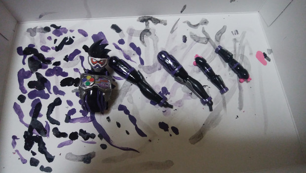 仮面ﾗｲﾀﾞｰｹﾞﾝﾑへの改造塗装 8 ｲｴｲﾇﾌﾘｽｸ さんのイラスト ニコニコ静画 イラスト
