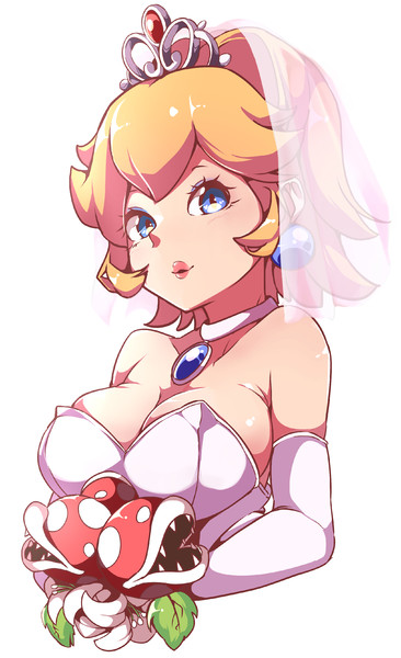 ウェディングピーチ姫 ごくう 御供 さんのイラスト ニコニコ静画 イラスト