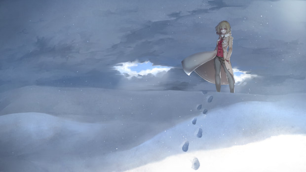 雪原にて ニコニコ静画 イラスト
