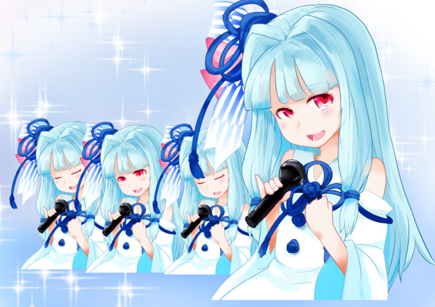歌ってる葵ちゃん素材 Sinzan さんのイラスト ニコニコ静画 イラスト