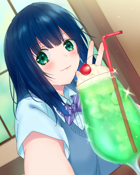 メロンクリームソーダ 柊ぽぷら さんのイラスト ニコニコ静画 イラスト