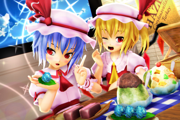 レミフラ 夏の和菓子を いただきますっ 海冥 さんのイラスト ニコニコ静画 イラスト
