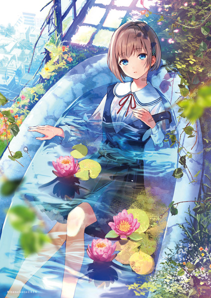 廃墟と少女 はねこと さんのイラスト ニコニコ静画 イラスト