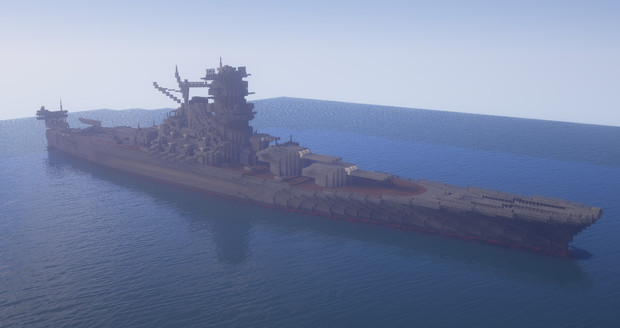 Minecraft 戦艦大和 狸奴 りど さんのイラスト ニコニコ静画 イラスト