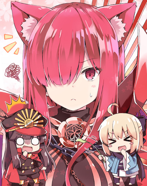 猫耳がはえちゃった魔王のぶにゃが りおし エアコミケ2 さんのイラスト ニコニコ静画 イラスト