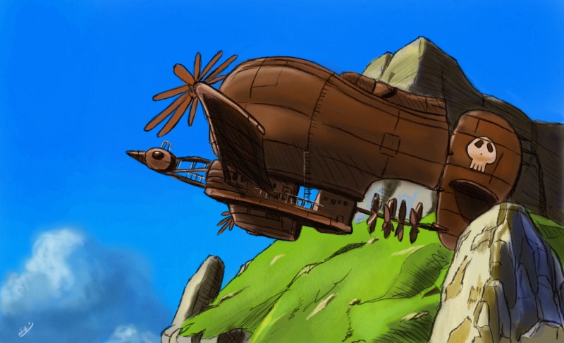 天空の城ラピュタ Nicosub静画