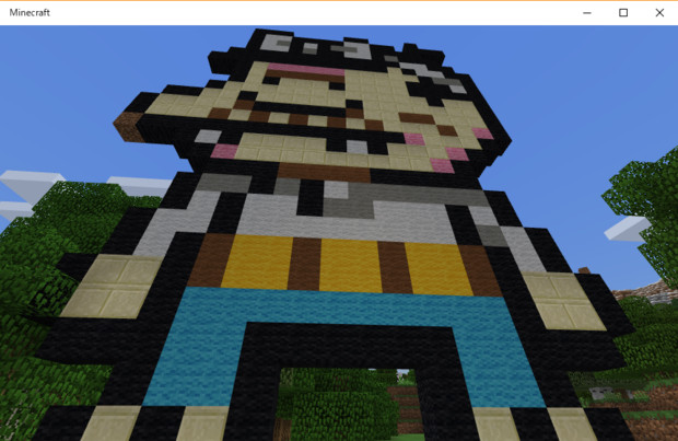 Minecraftで天才バカボン作ってみた 軽川三四郎 さんのイラスト ニコニコ静画 イラスト