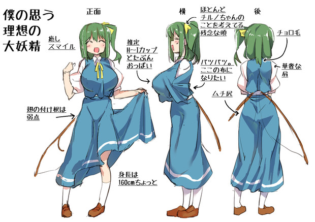 理想の大妖精ちゃん にげサポ さんのイラスト ニコニコ静画 イラスト