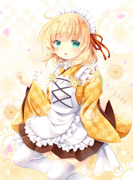 和メイドシャロ 悠月あおい さんのイラスト ニコニコ静画 イラスト
