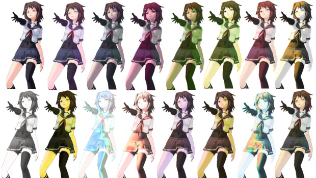 Mmeシェーダー Kntoon Hatoon2改変 光奈元香乃 さんのイラスト ニコニコ静画 イラスト
