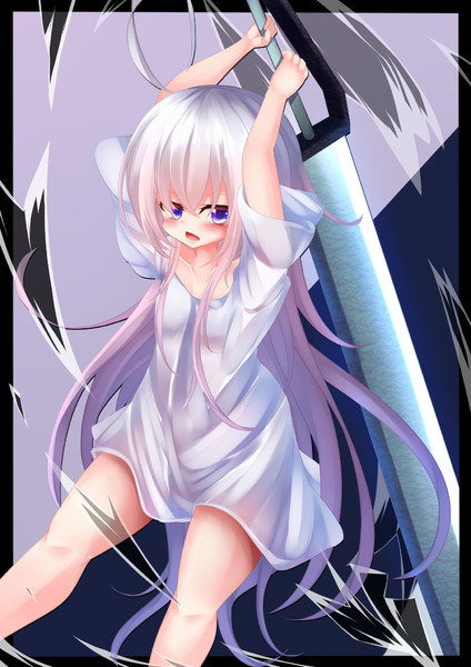 剣からこうしゅばーってでるエフェクトみたいなやつ描きたかっただけ さーや さんのイラスト ニコニコ静画 イラスト