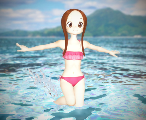 Mmd 水着の高木さん まめる式 まめる さんのイラスト ニコニコ静画 イラスト