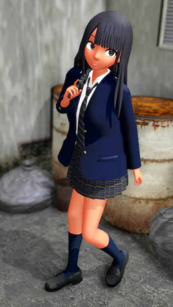 撃った後に決めポーズしちゃう系jk ぶっきぃ さんのイラスト ニコニコ静画 イラスト