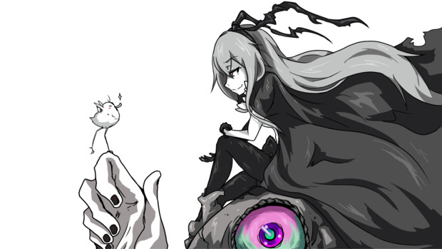 ダーク♂島風と求愛のフワフワクイナ