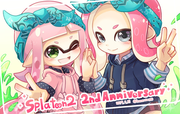 2nd Anniversary くろうさぎ さんのイラスト ニコニコ静画 イラスト