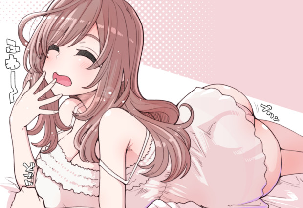 月寝起き岡恋鐘 H7u7 さんのイラスト ニコニコ静画 イラスト