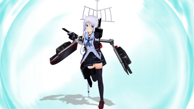 海風改二 Mmdモデル配布あり クロガネ さんのイラスト ニコニコ静画 イラスト