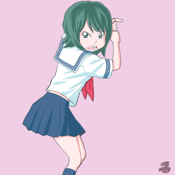 淡紅藤 大谷翔平の構えを真似する女子 ももる さんのイラスト ニコニコ静画 イラスト
