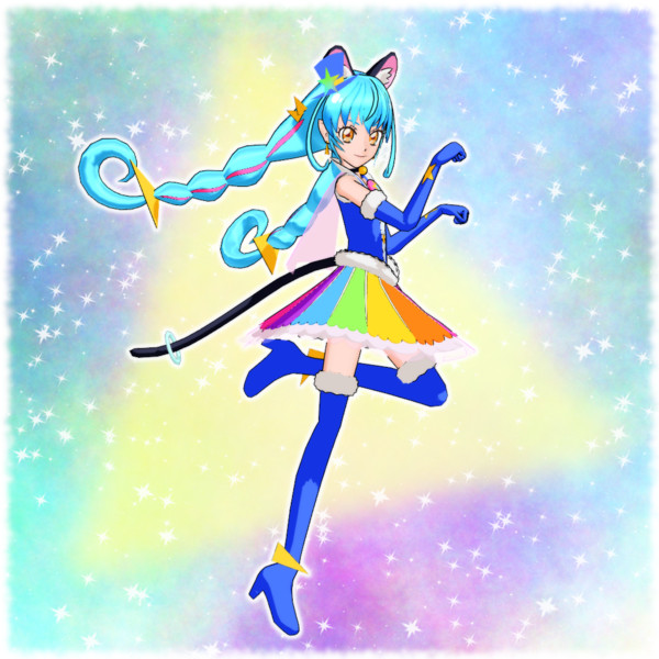 銀河に光る虹色のスペクトル キュアコスモ Ykihp さんのイラスト ニコニコ静画 イラスト