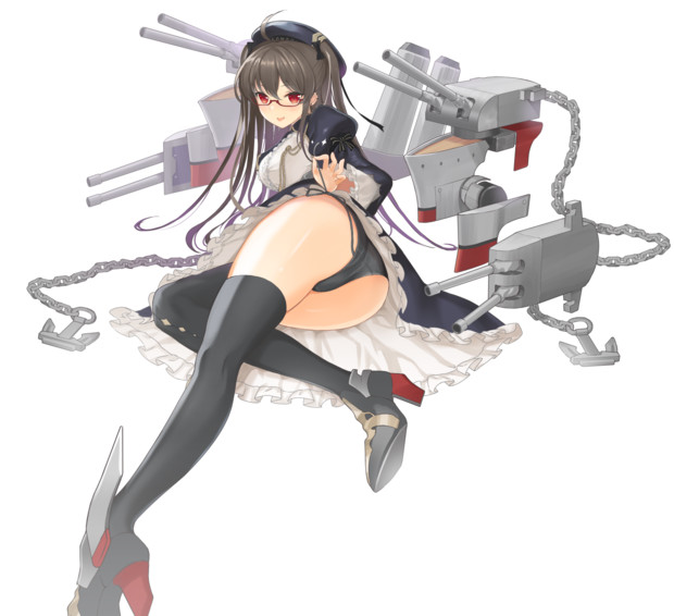 転んだついでに紐を見せてくれるロンドン改 Nanam さんのイラスト ニコニコ静画 イラスト
