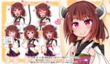 【素材】東北きりたん_立ち絵、ポーズ複数有