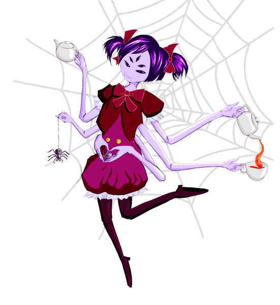 Muffet Undertale Sotoba さんのイラスト ニコニコ静画 イラスト